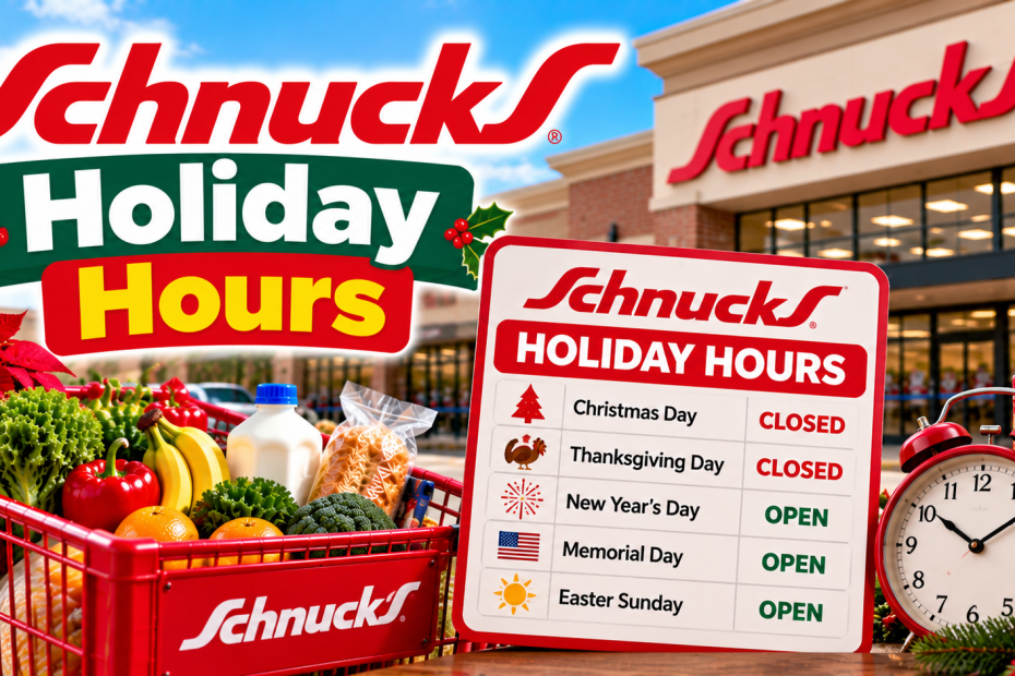 Schnucks store holiday hours